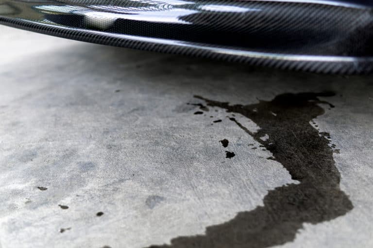 garage floor grease stain